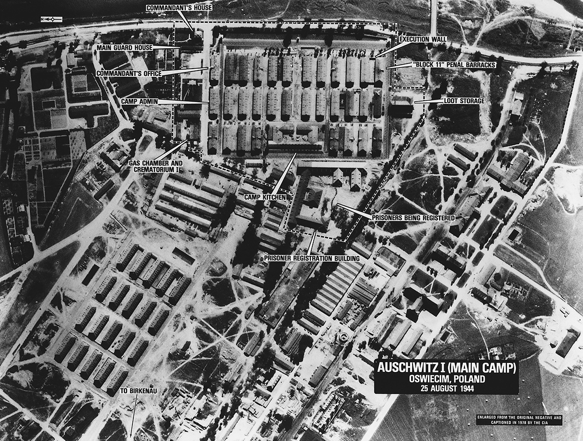 Aerial View of Auschwitz-Birkenau