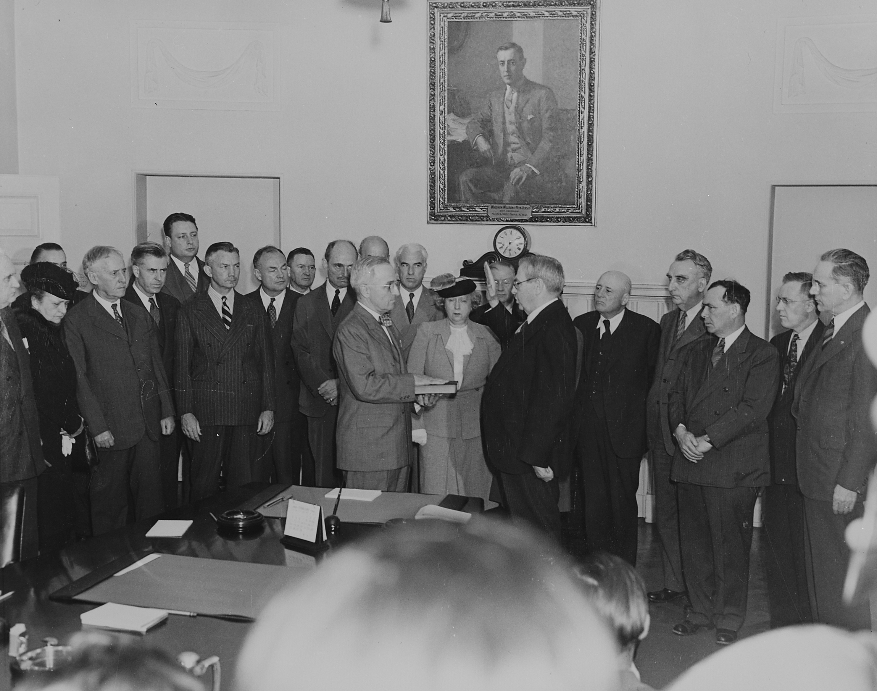 Truman Taking the Oath of Office