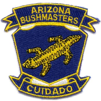 The original patch of the Bushmasters