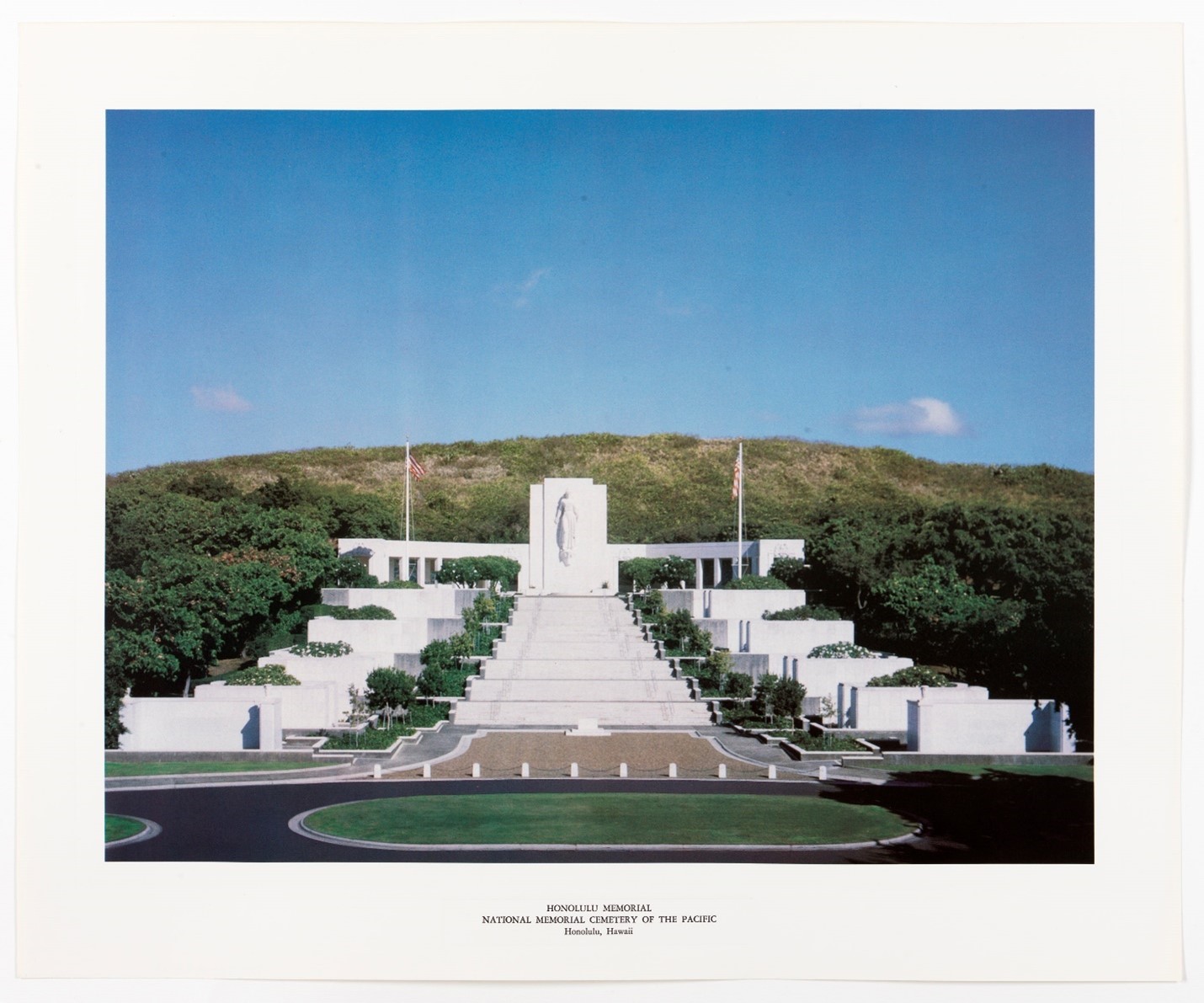 Honolulu Memorial in the National Memorial Cemetery of the Pacific