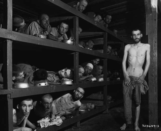 A concentration camp during the Holocaust