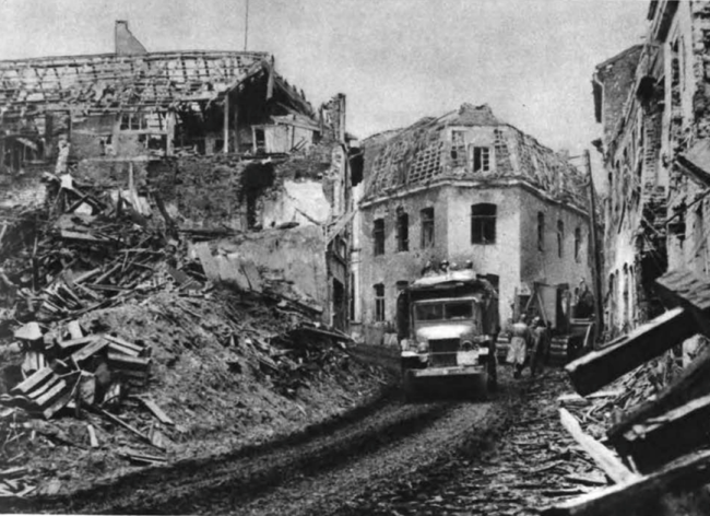 Geilenkirchen in ruins