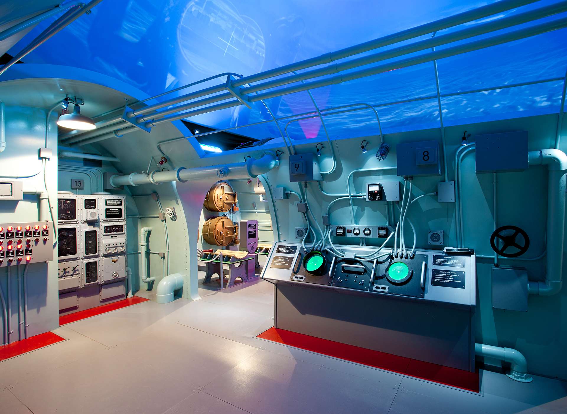 Interior station in Final Mission: USS Tang Submarine Experience