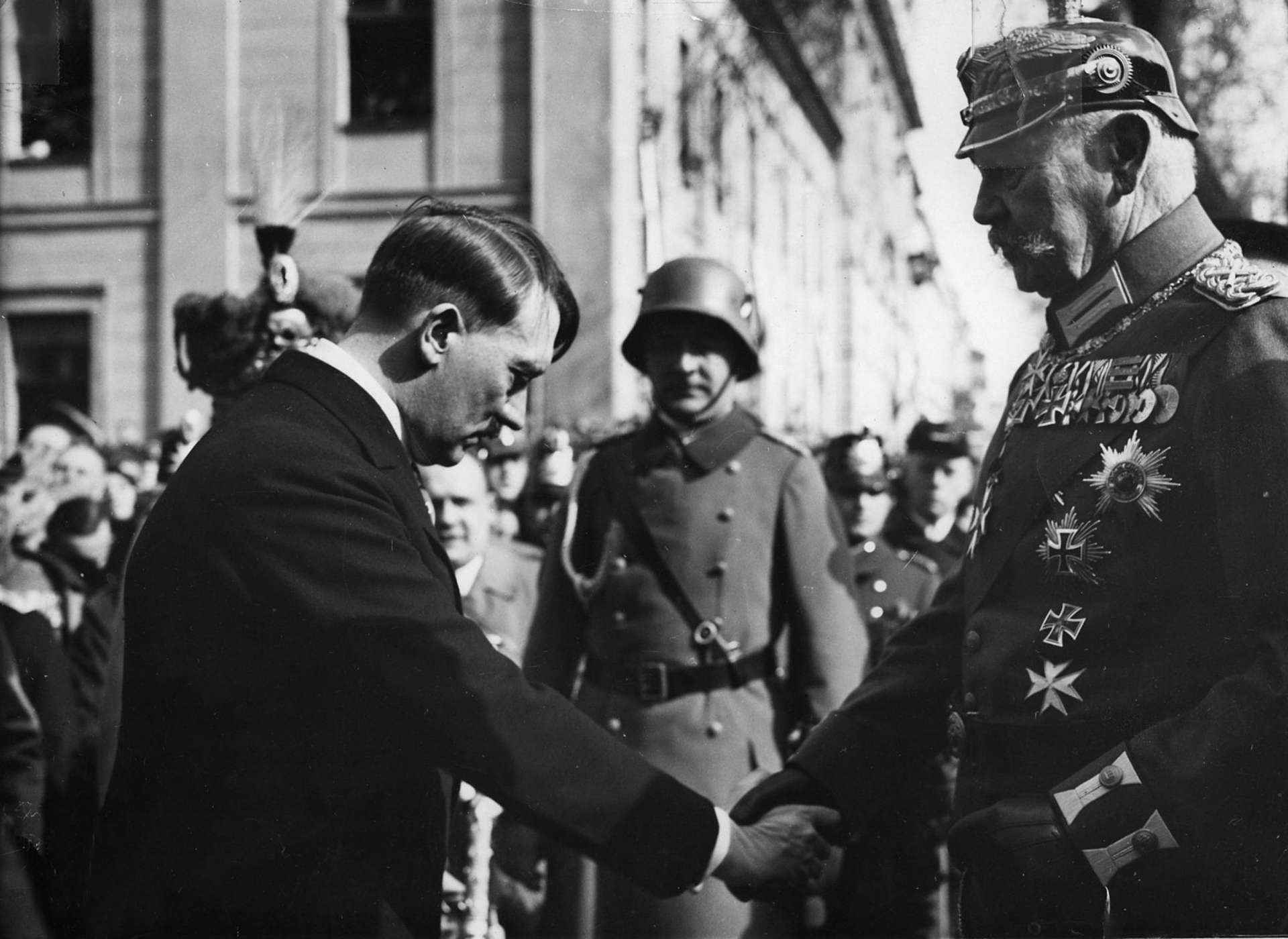 Hitler and the kaiser, WWII-era