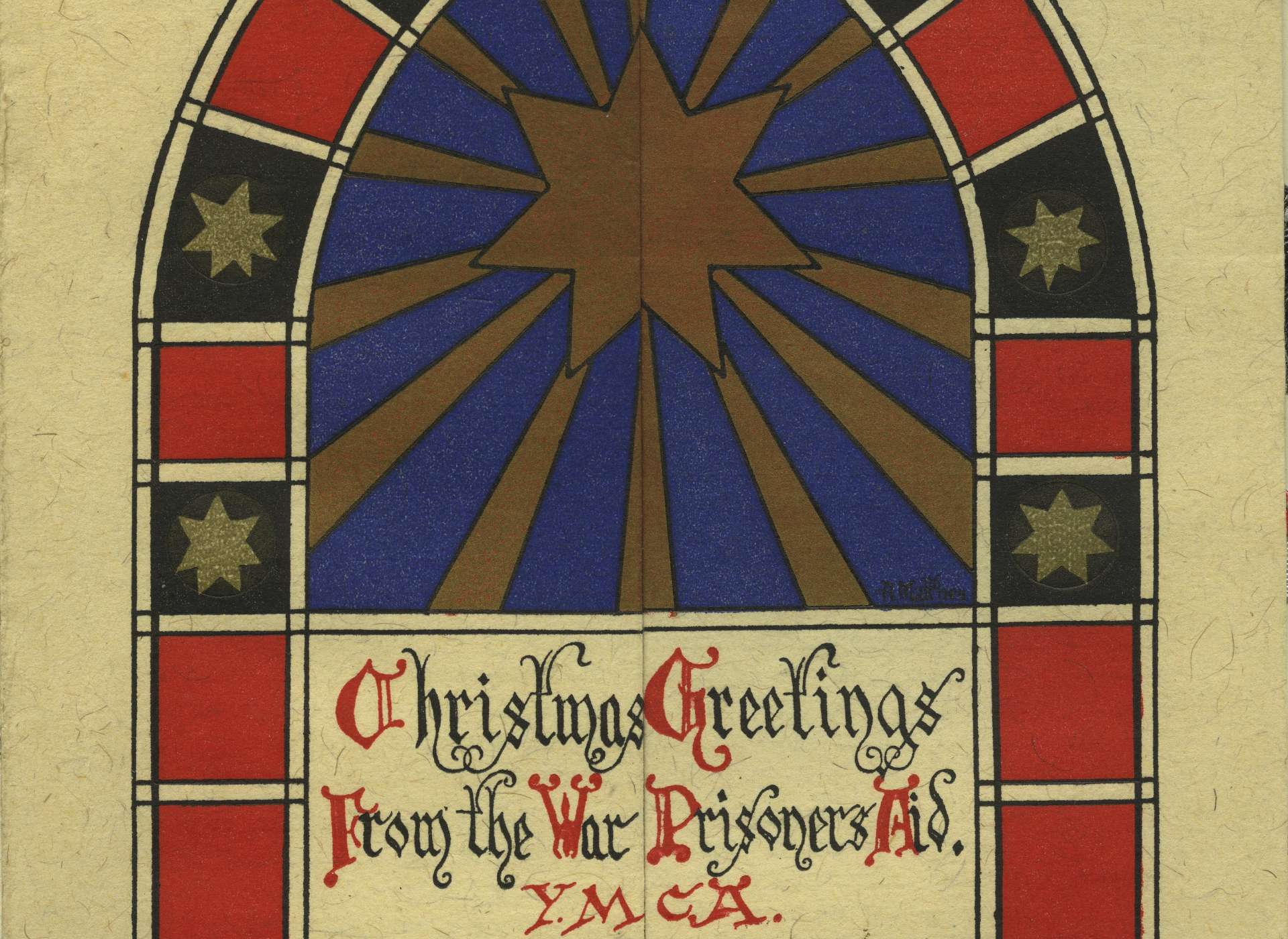 Christmas Card from the War Prisoners Aid of the YMCA