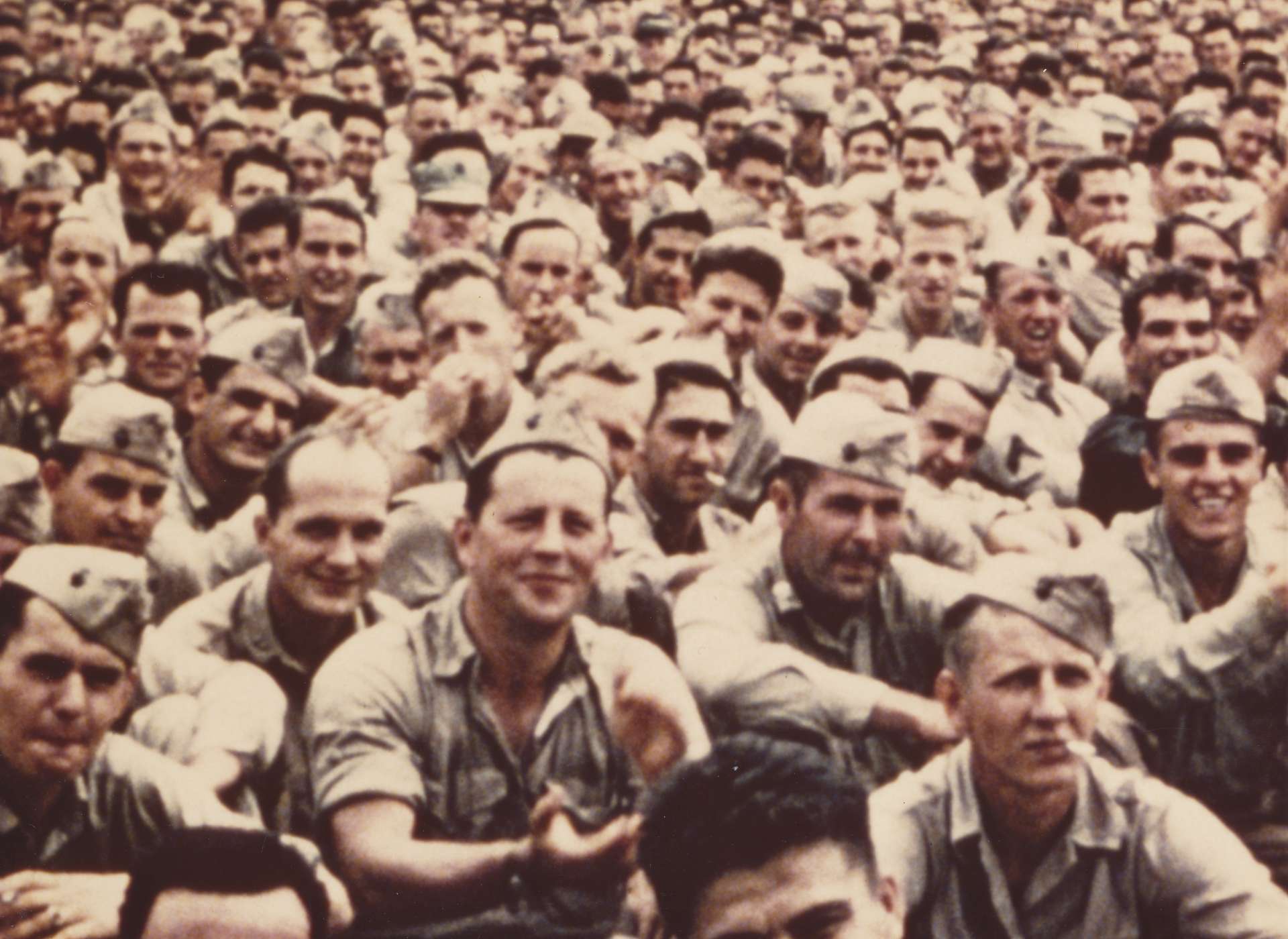 1st Marine Division Audience on Pavuvu, August 1944