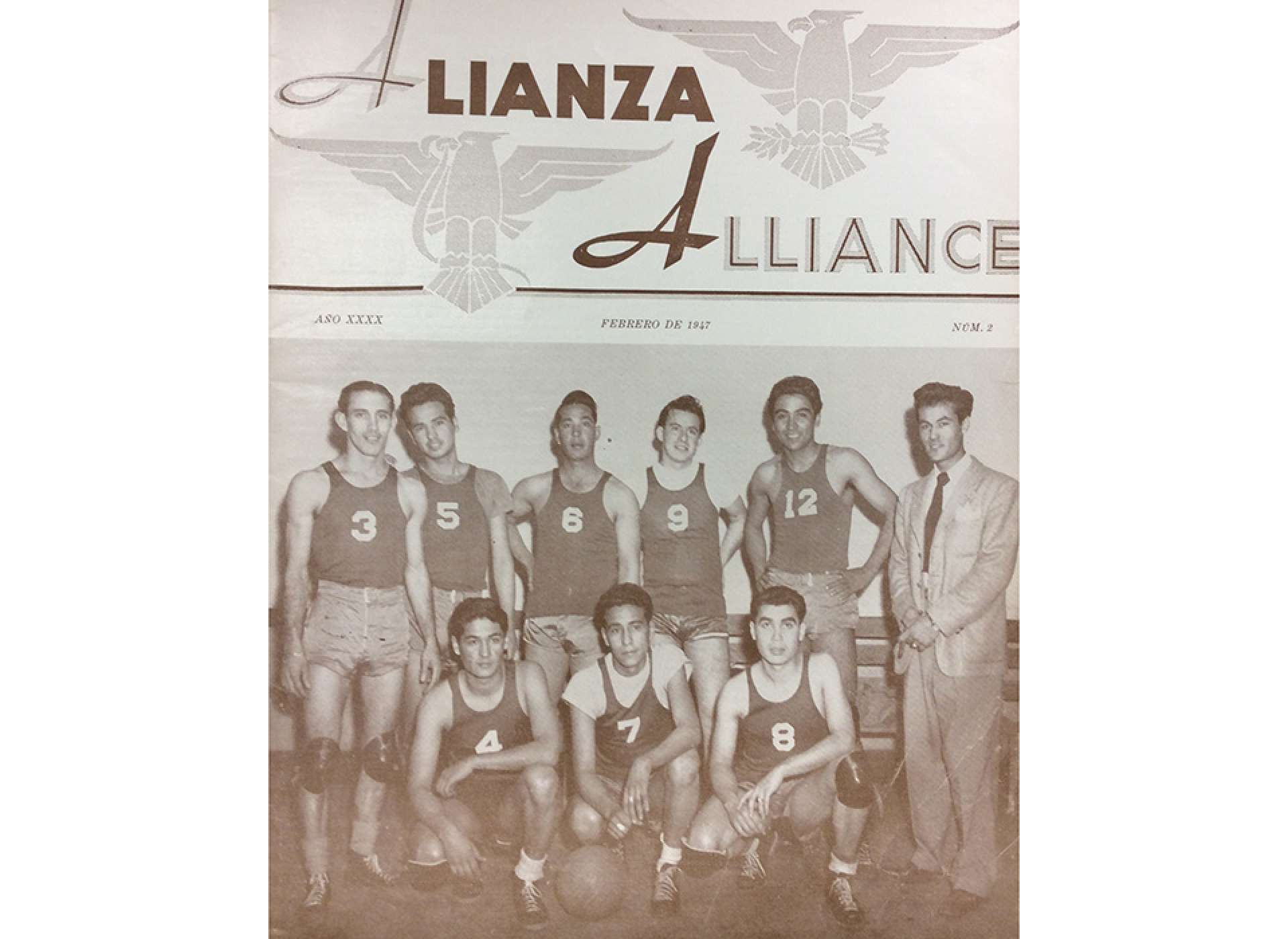 Alianza basketball team - Arizona Historical Society