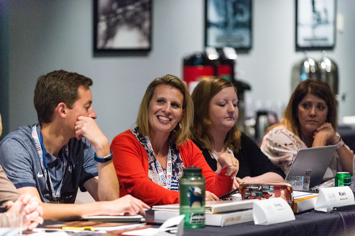 Teachers learn at a summer teaching seminar at the National WWII Museum
