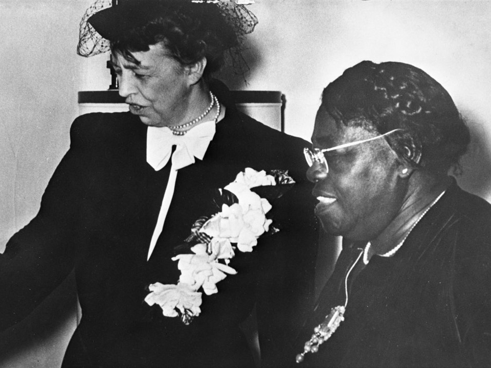Eleanor Roosevelt and Mary McLeod Bethune in 1937
