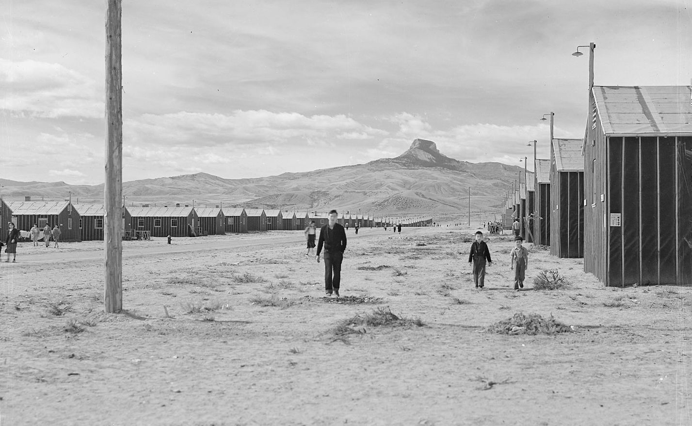 The Heart Mountain Relocation Center during WWII