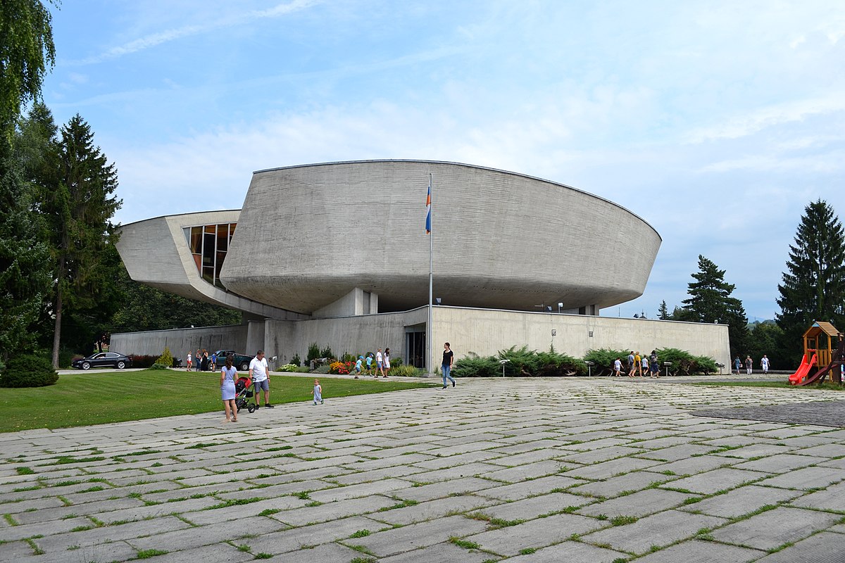 Museum of the Slovak National Uprising in Banská Bystrica, Slovakia, 2019.