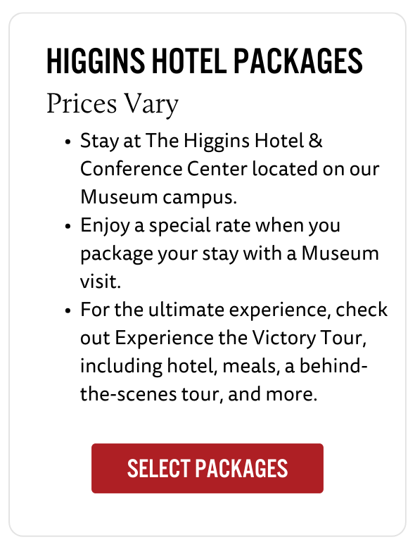 Higgins Hotel Packages