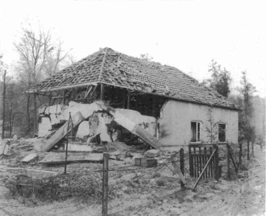 Camouflaged German pillbox