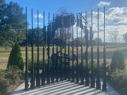 A new memorial to Rosa Parks at Maxwell Air Force Base