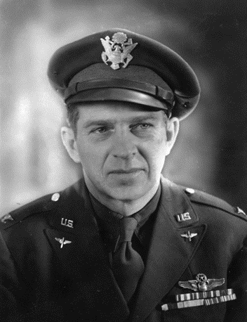 Colonel Neil “Chick” Harding, commander of the 100th Bomb Group