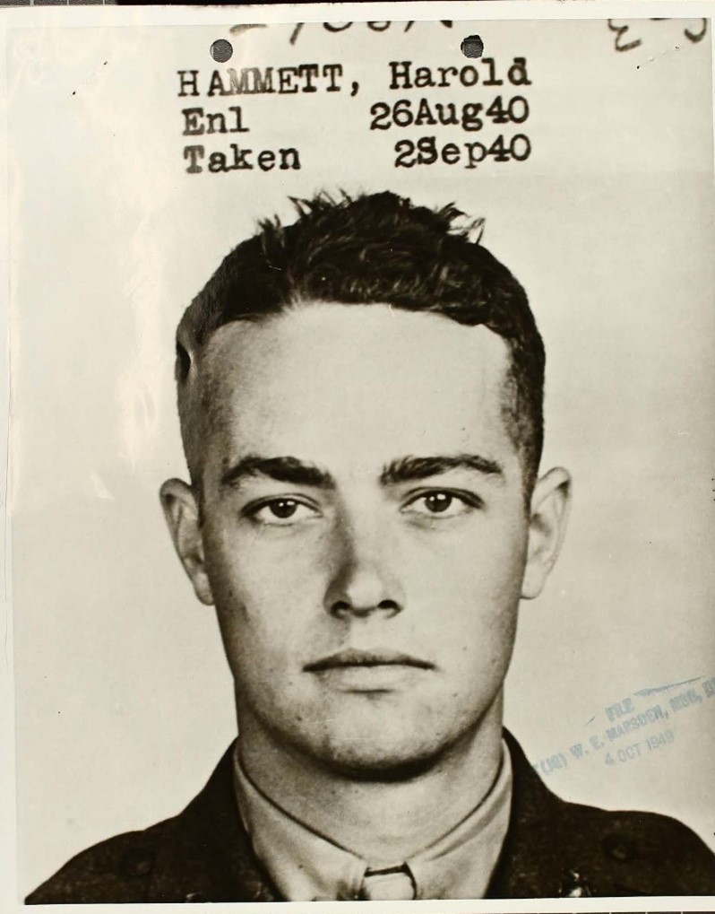 Harold Hammett’s enlistment photo