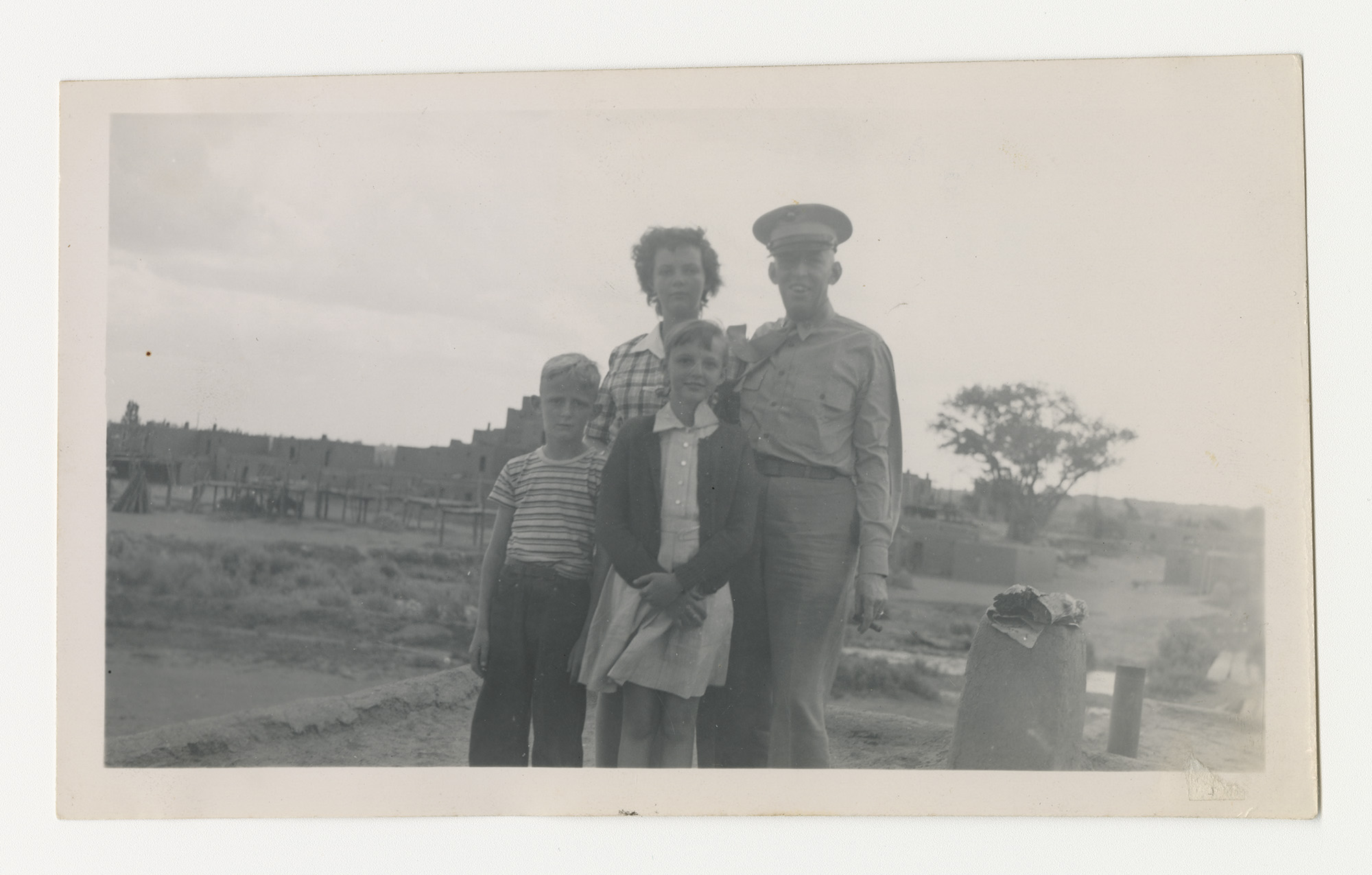 Adelaide Benjamin with her parents and brother. Courtesy of Adelaide Benjamin.