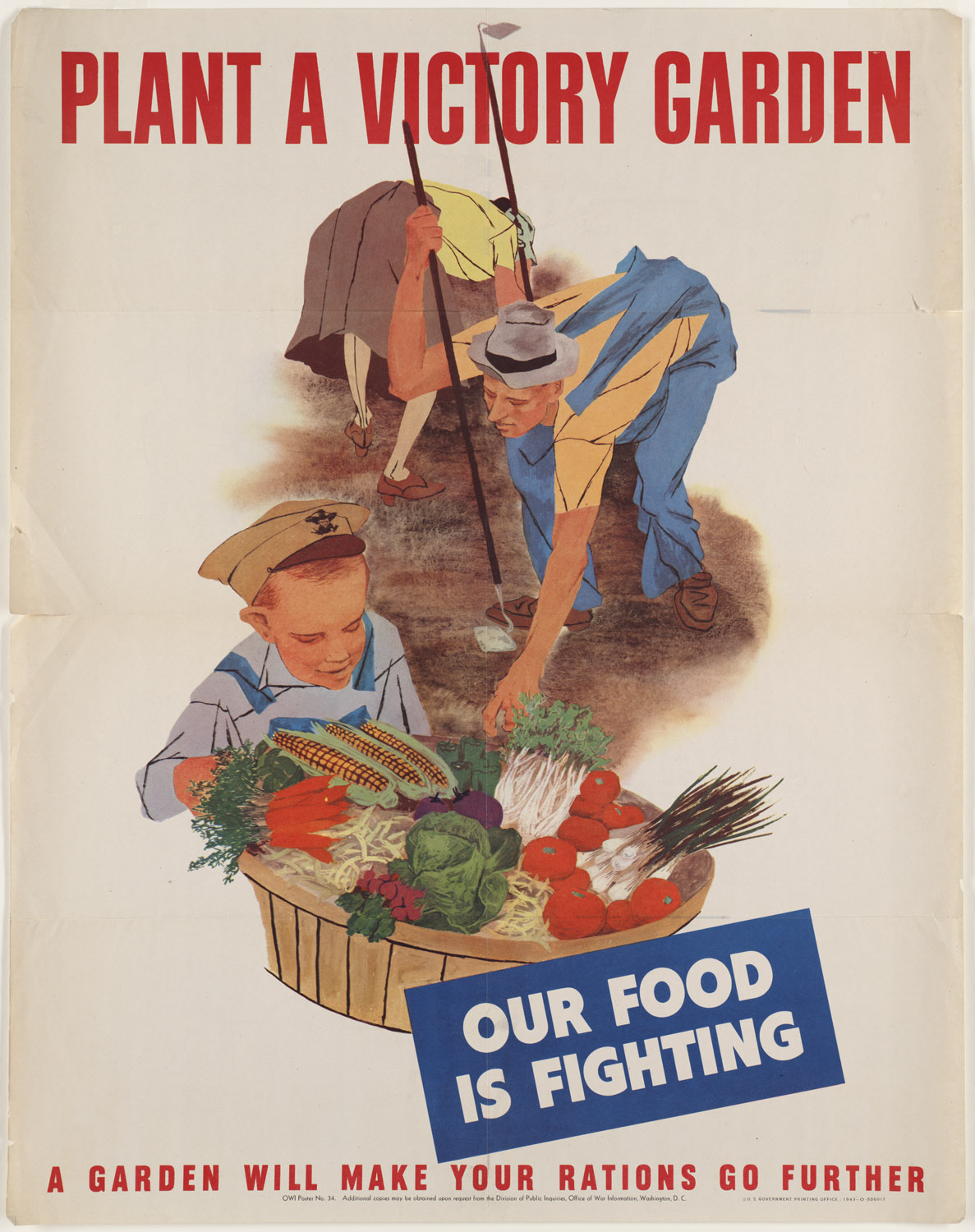 Victory Garden poster. Courtesy National Archives.