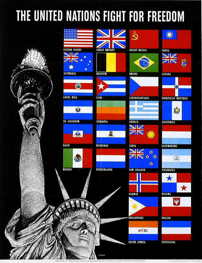The United Nations fight for freedom.