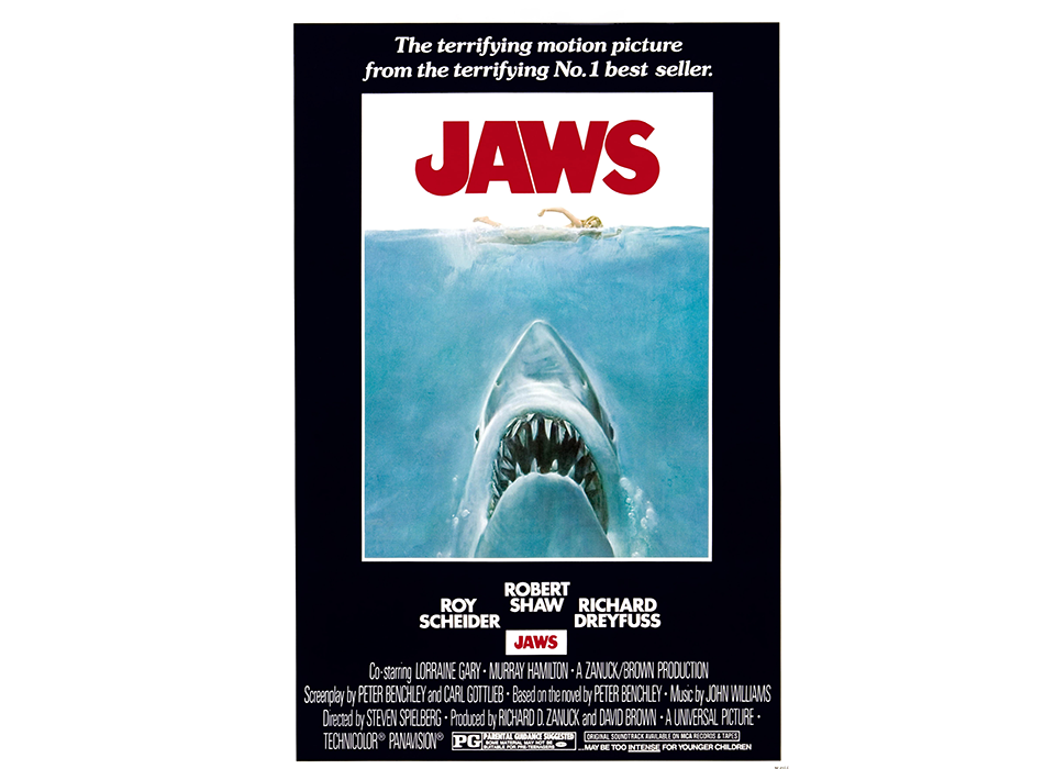 Jaws English Movie Poster