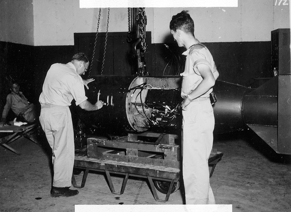 The Little Boy atomic bomb 