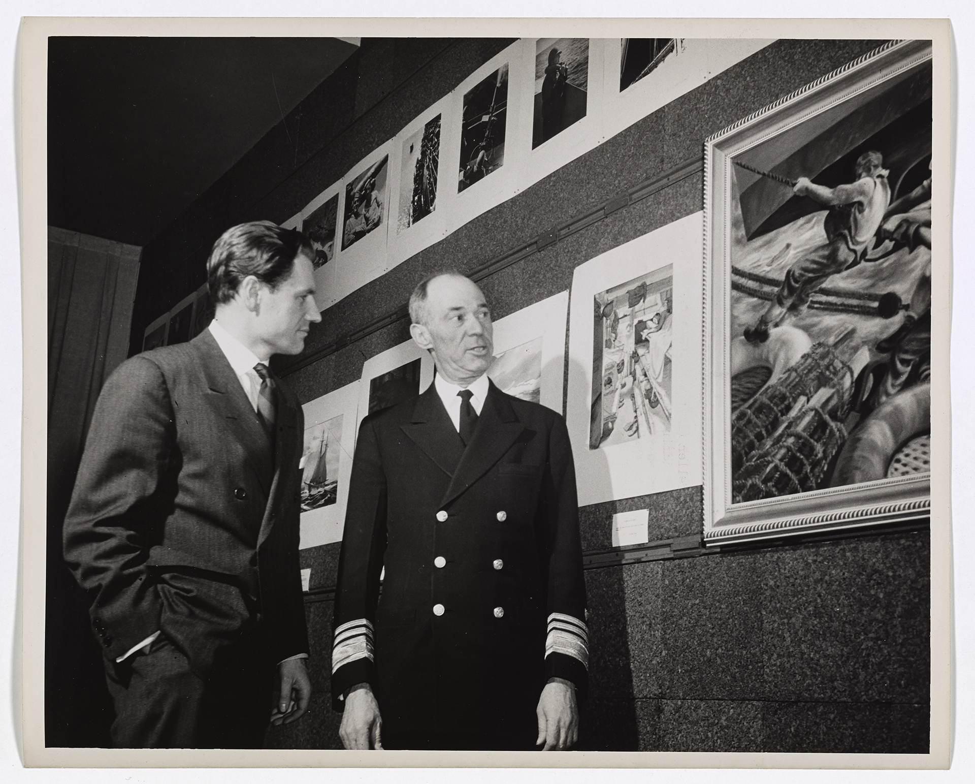 Nelson Rockefeller (left), head of the Office of Coordinator of Inter-American Affairs