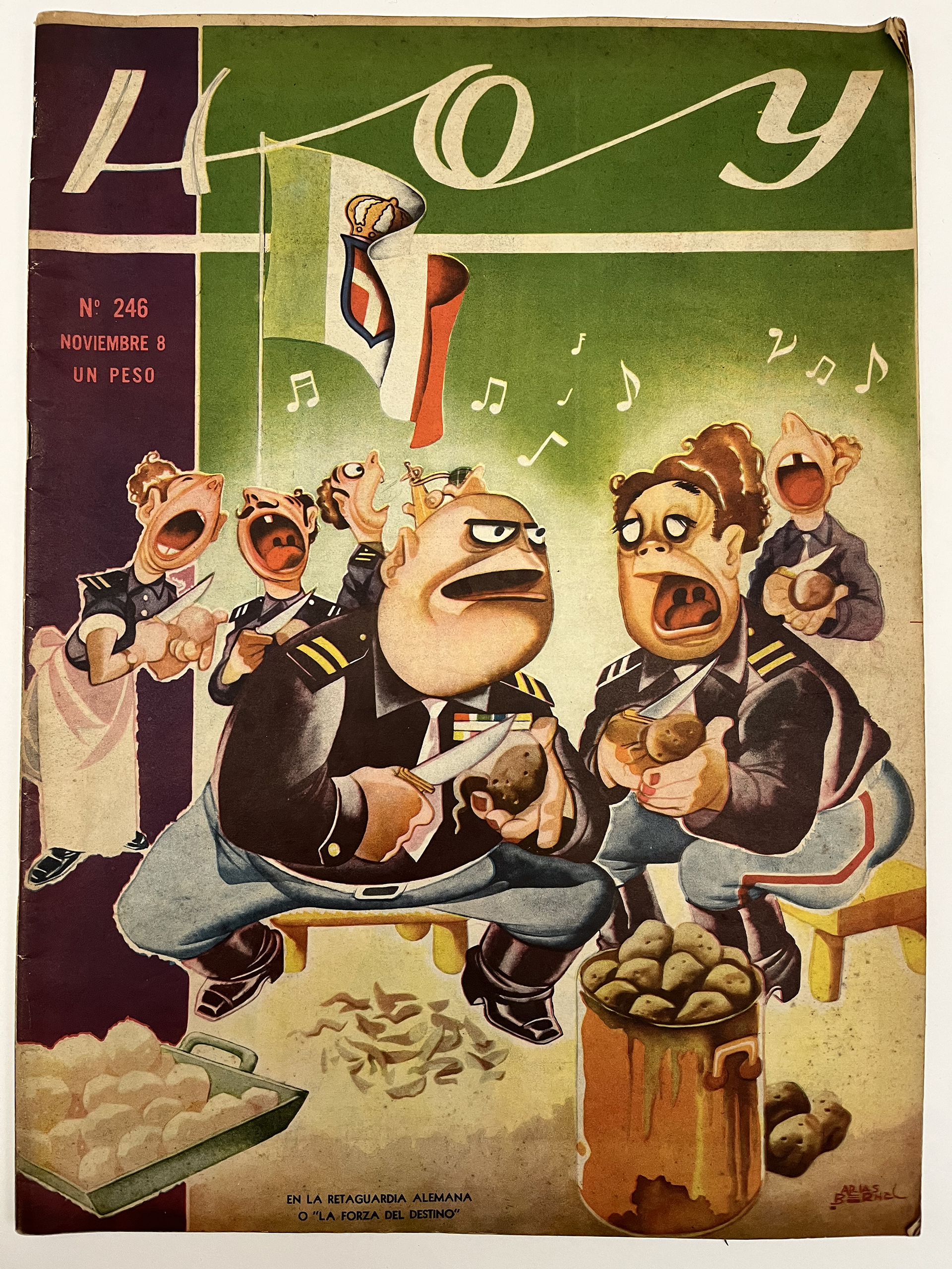 The November 8, 1941, issue of Hoy 