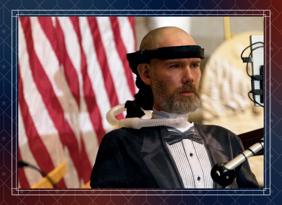 Steve Gleason in tuxedo