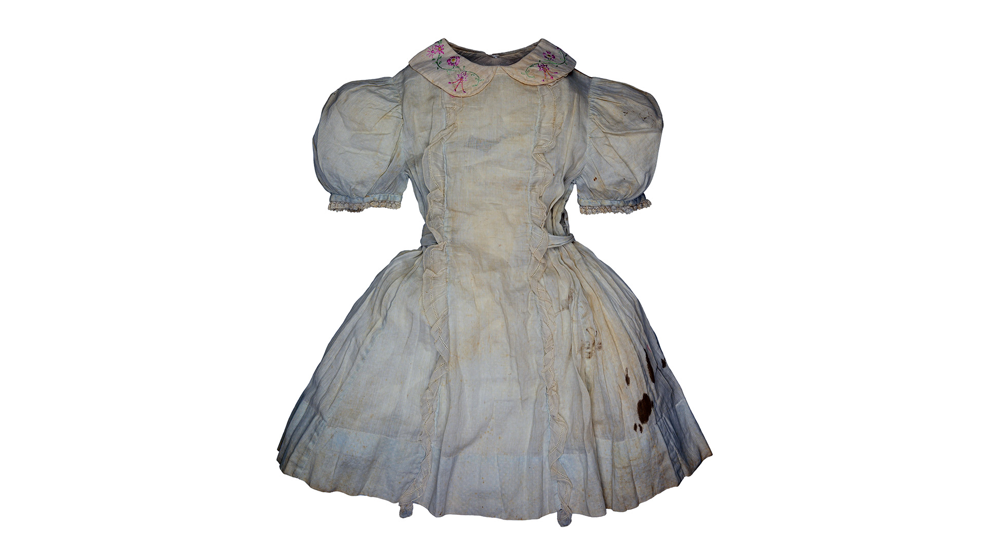 Nancy Seller’s handmade church dress