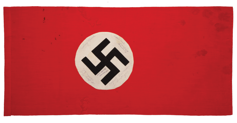 'Battered Bastards of Bastogne’ Souvenir Nazi Flag