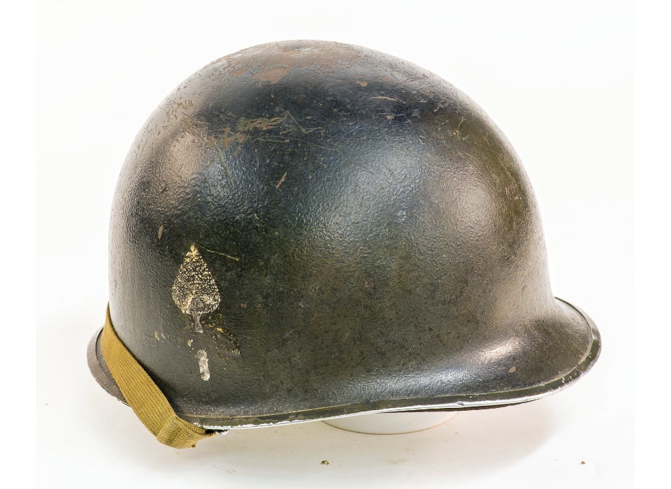 M1 Helmet and Liner of Private First Class Edward Sabo