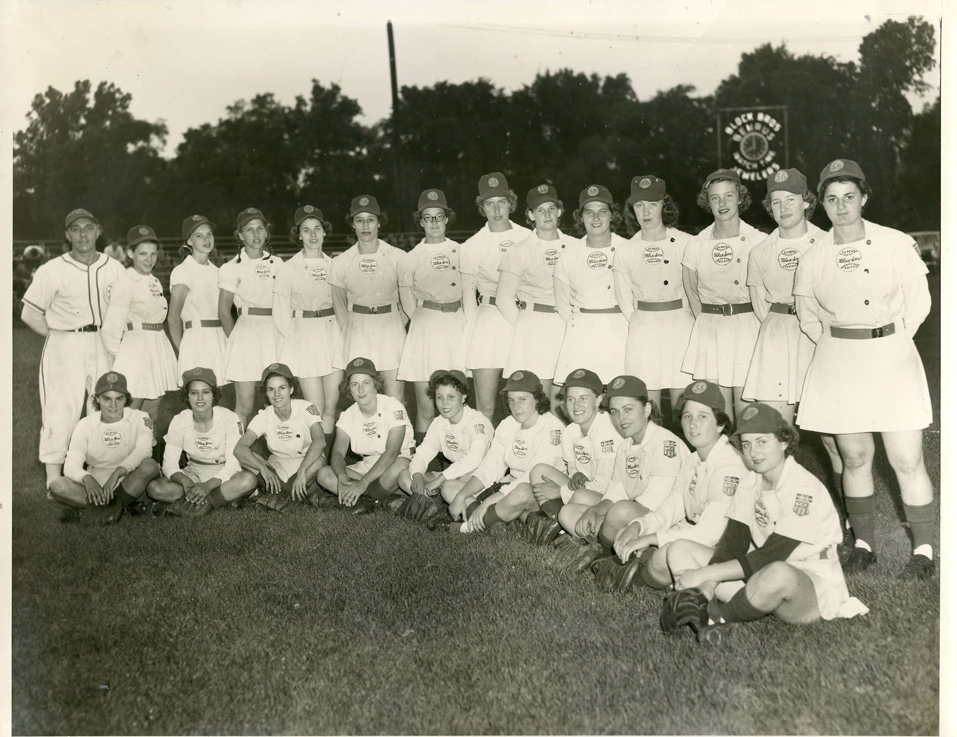 1950s South Bend Blue Sox Team Photograph