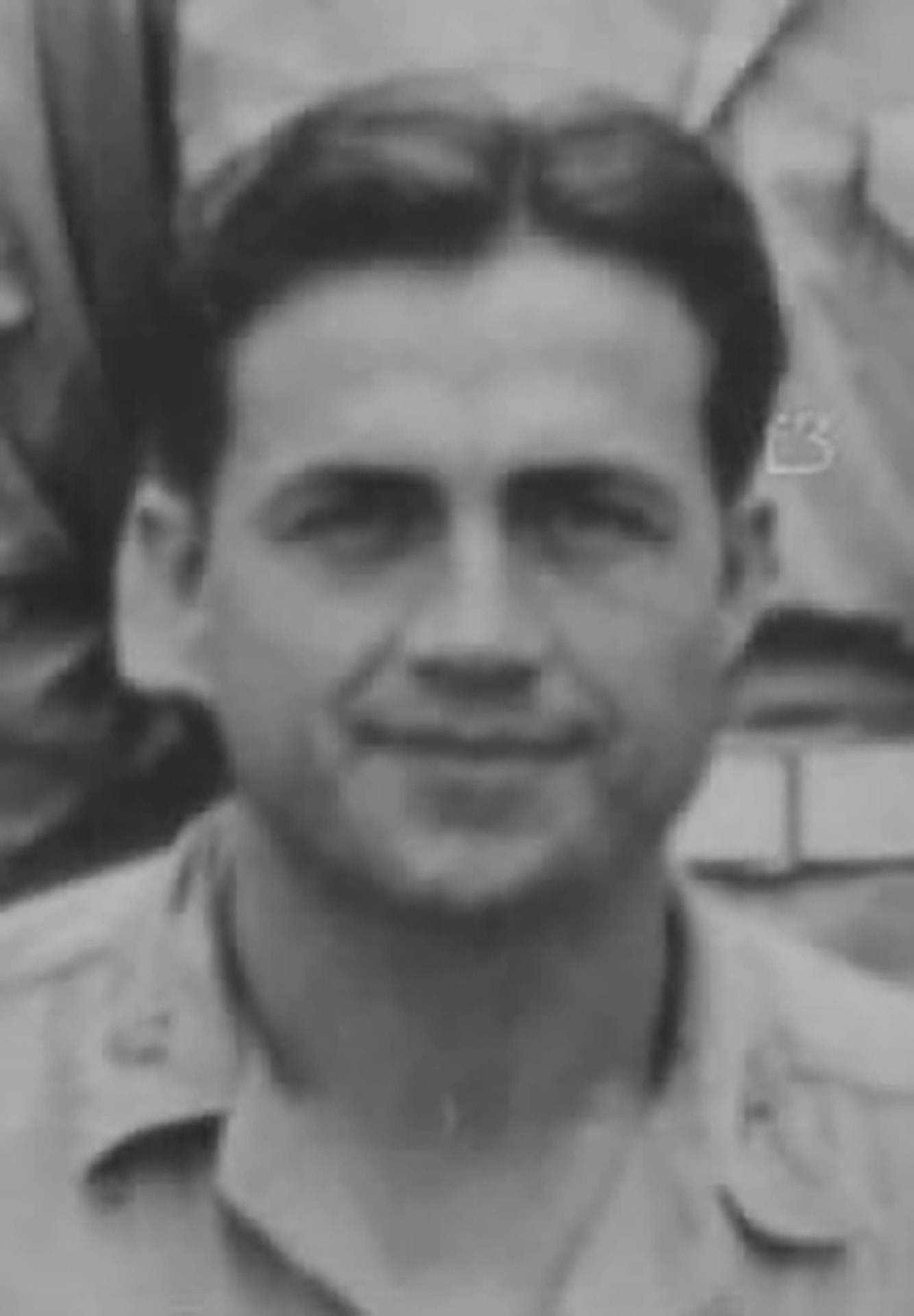Norman O. Wahlstrom. Photo reportedly taken in June 1945 in Borneo