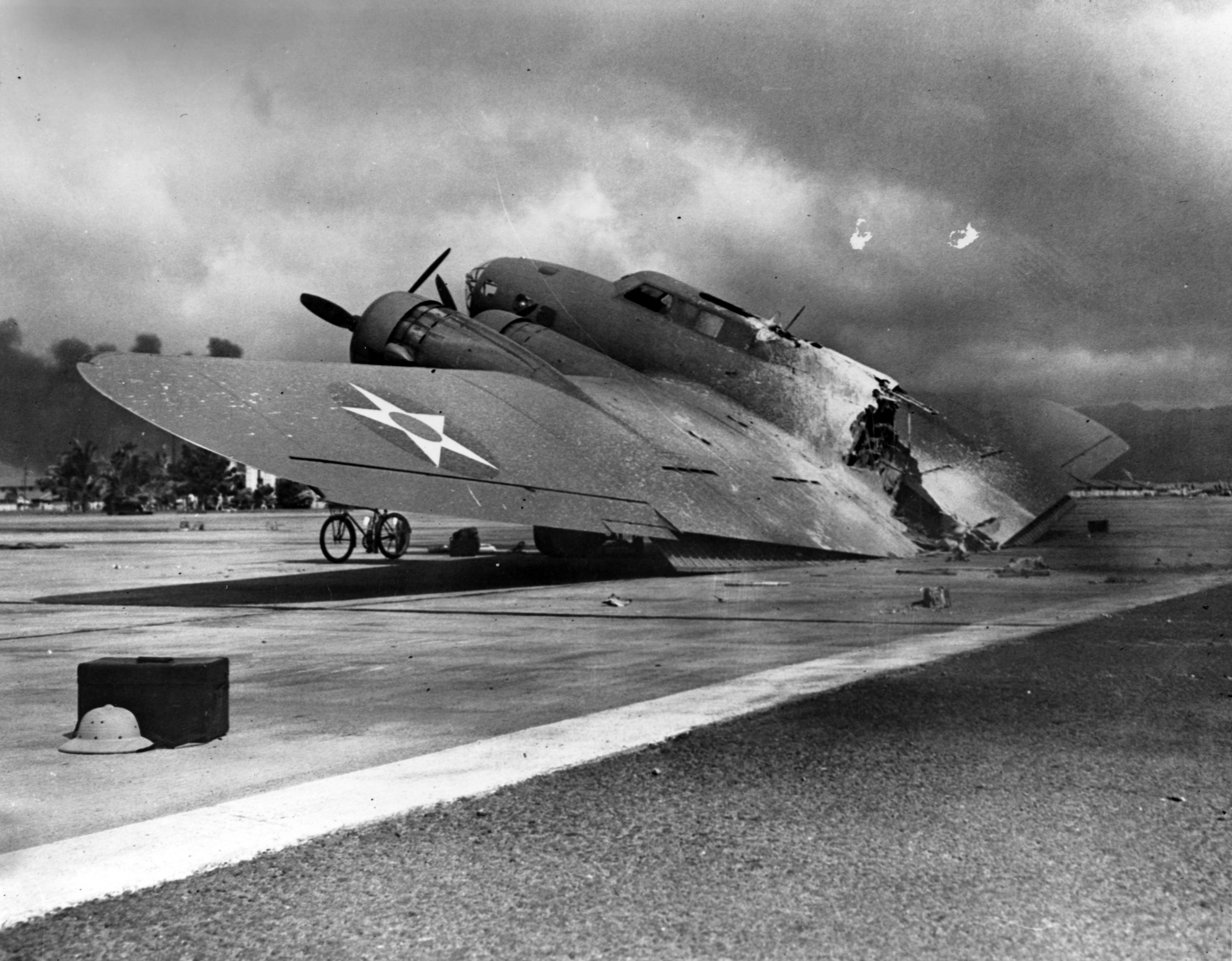 Downed B-17