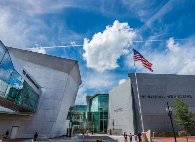 Exterior shot of the Campaign of Courage bridge