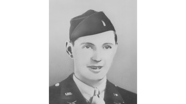 Robert Craig, Second Lieutenant, US Army, 1941, United States Army photo. 