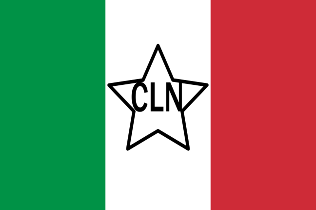 Flag of the Italian Committee of National Liberation.