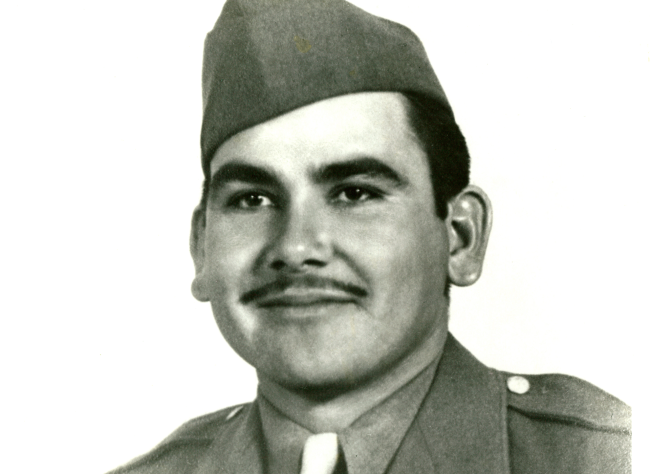 Private Felix Longoria’s military portrait