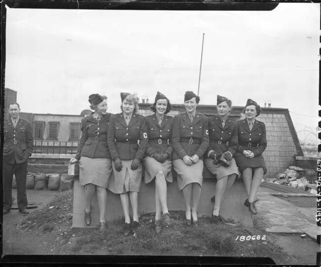 Women war correspondents in the European theater. 