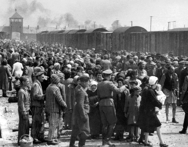 &quot;Selection&quot; of Hungarian Jews on the ramp at Auschwitz-II-Birkenau