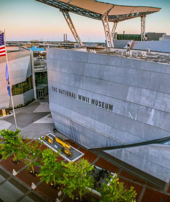 aerial view of museum