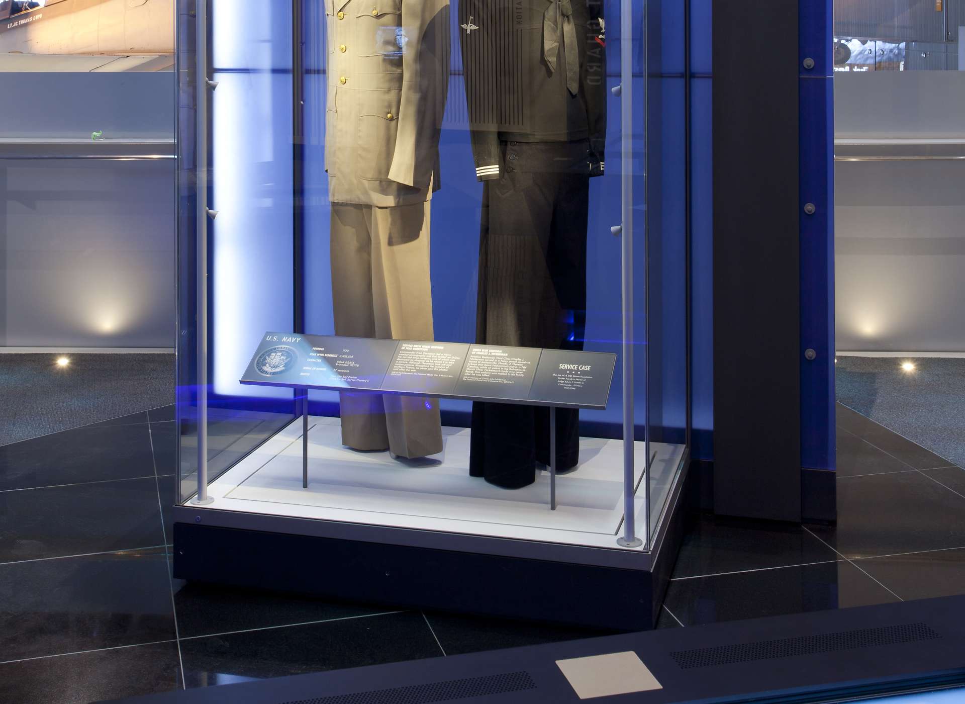 Laborde Services Gallery, US Freedom Pavilion, Navy uniforms