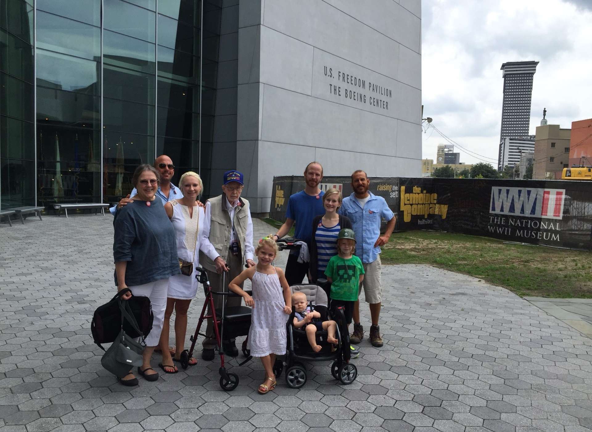 Patriots Circle member family at US Freedom Pavilion