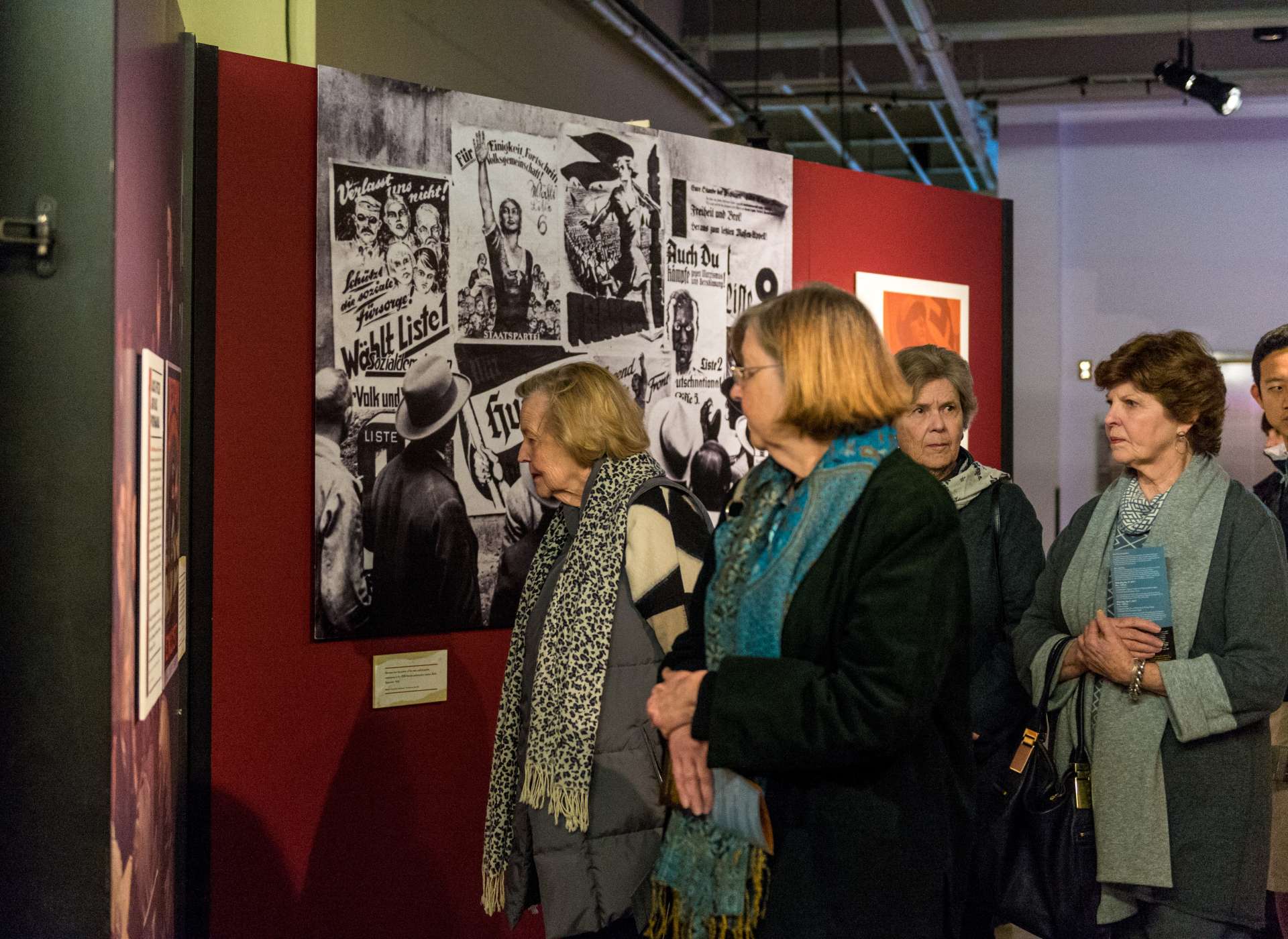 Group visits State of Deception exhibit