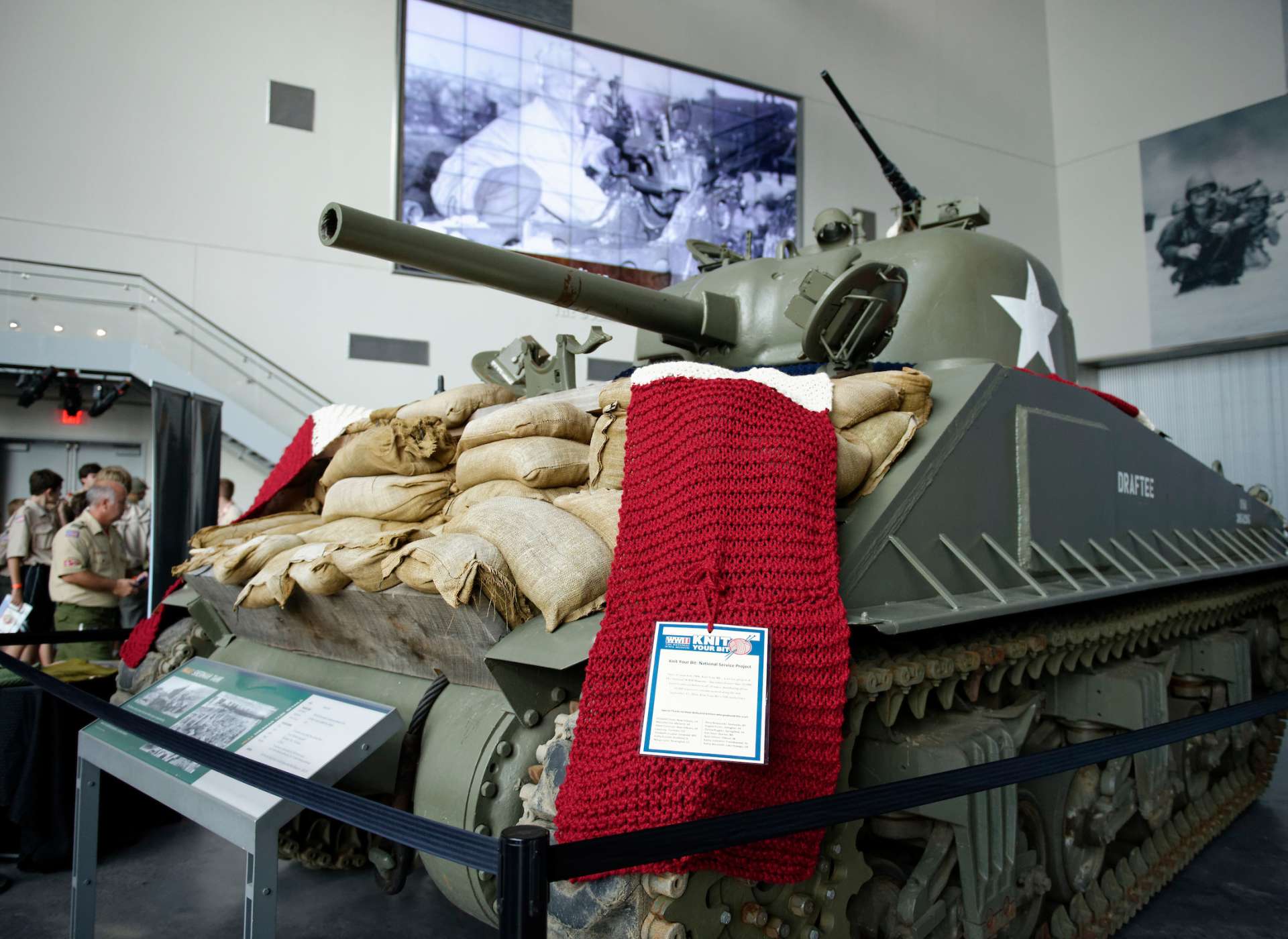 Sherman tank scarf