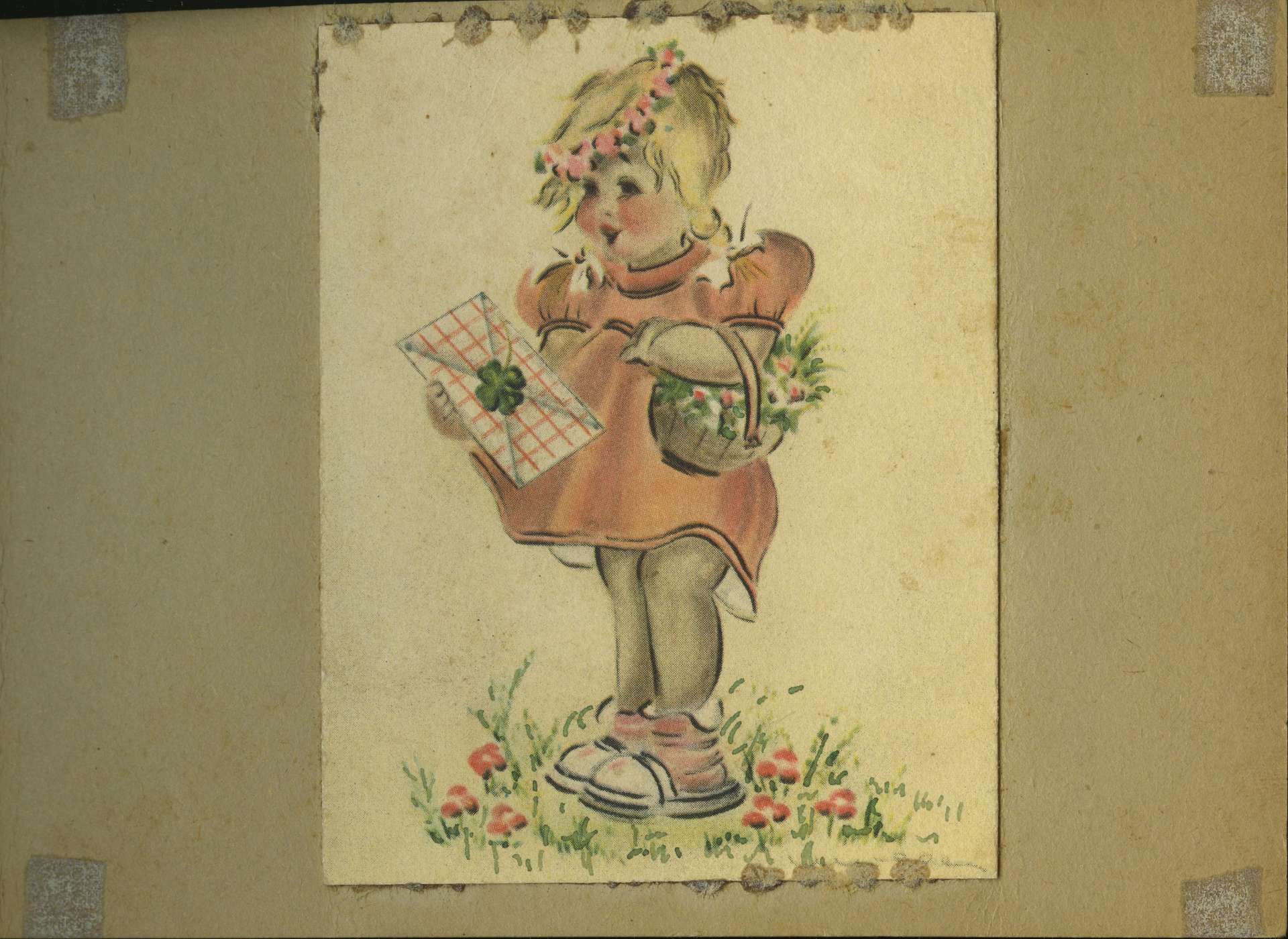 German Christmas card to Willard Miller