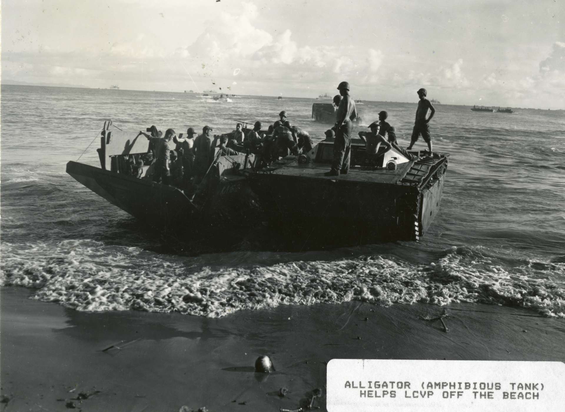 LTV4 Landing Vehicle on the beach