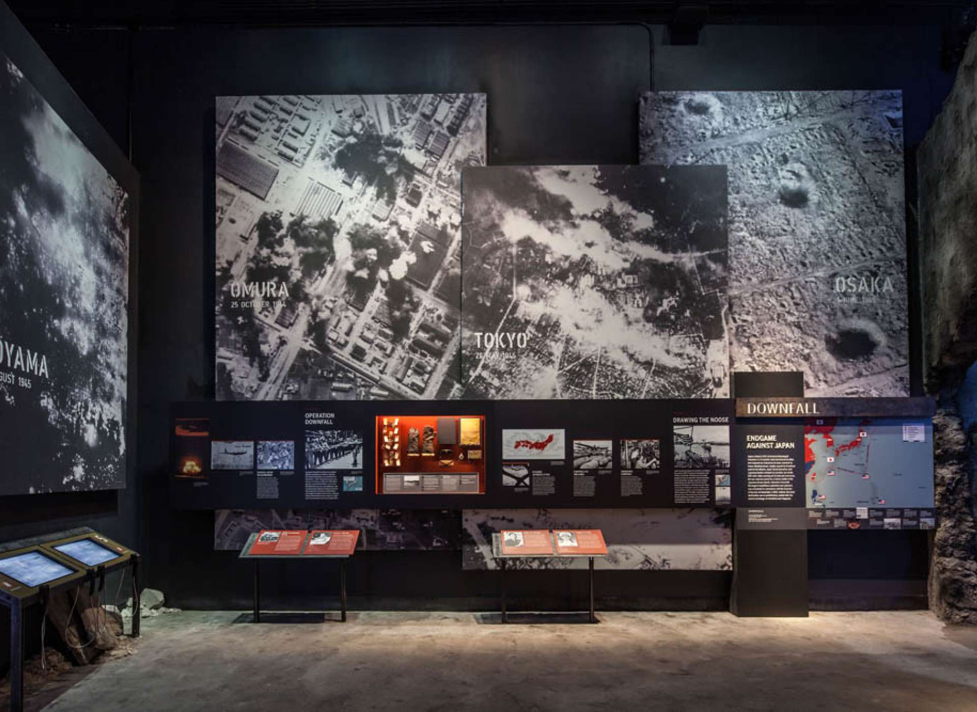 Downfall gallery, images of bomb sites, Road to Tokyo