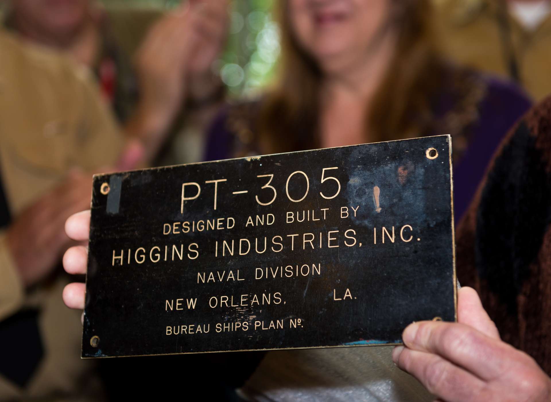 PT-305 plaque 