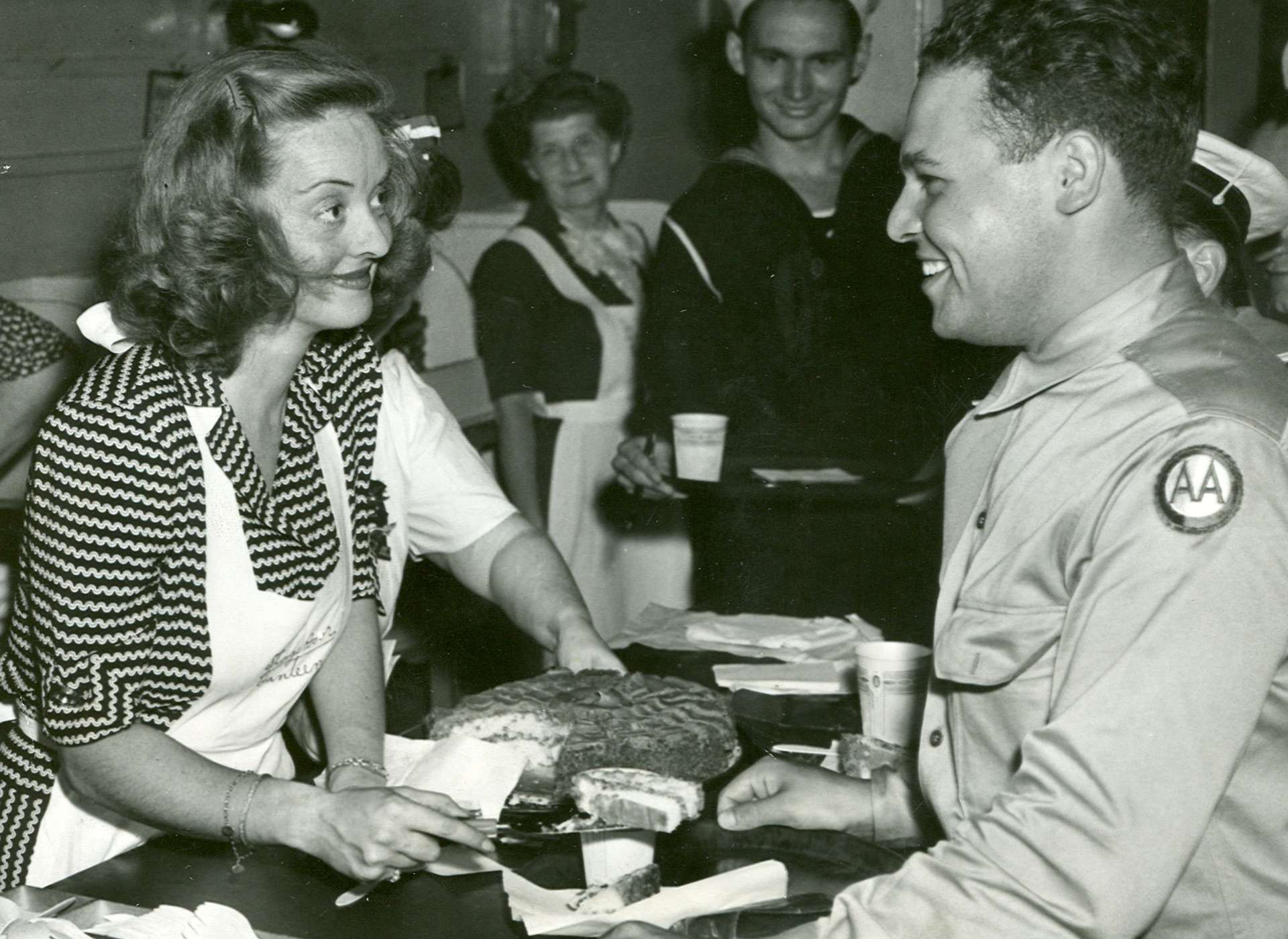 Bette Davis at the Stage Door Canteen